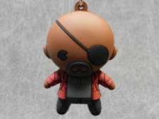 The Marvels NEW * Nick Fury Clip * Blind Bag Monogram Key Chain Movie