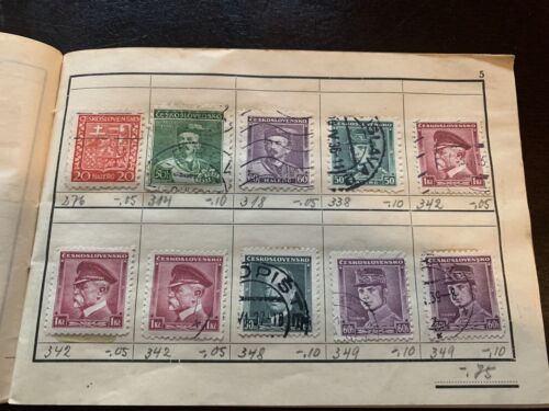 EUROPE STAMP LOT IN GERMAN APPROVALS BOOK POLAND, SWEDEN, CZECH, SWISS & ROMANIA - Picture 2 of 12