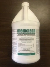 MEDICLEAN LEMON GERMICIDAL CLEANER CONCENTRATE GCC DISINFECTANT  SANITIZER 1 GAL