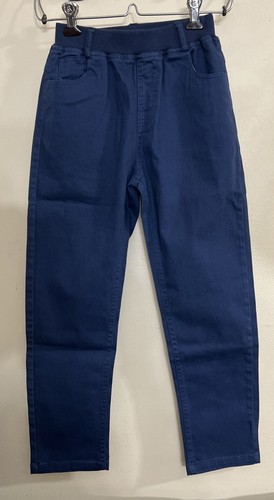 B.YCR Boys Classic Fit Blue Pants 98% Cotton 140/60 Size 8 - Picture 2 of 10