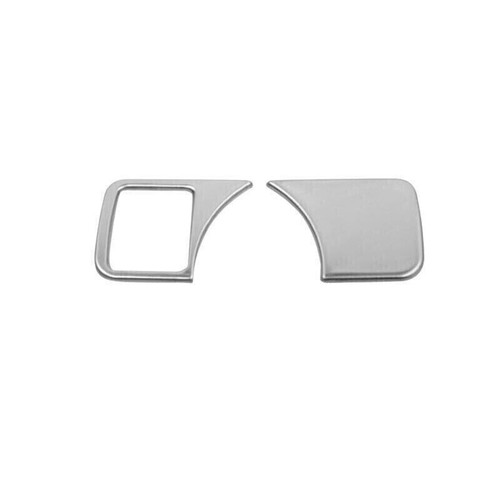 2PCS Silver Steel For Benz GLS GLE2016-2019 Headlight Switch Control Frame Trim - Imagen 3 de 6