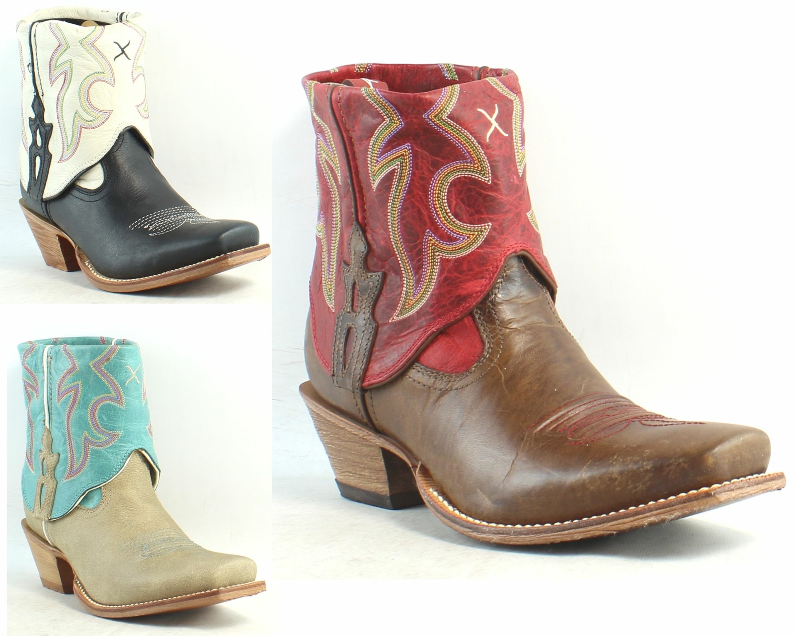 twisted x women's floral steel toe western work boots