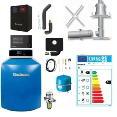 Buderus Logaplus Ölbrennwert Kessel GB125-18 18kW, HS K33 S RC310 GA-K