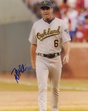 BOB MELVIN OAKLAND A'S MANAGER SIGNED AUTOGRAPHED 8X10 PHOTO W/COA