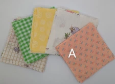 3" fabric squares - patterns and more- 100 Count - Great For crafts and quilting