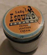 VINTAGE LADY ESQUIRE DUPLEX PATENT LEATHER CREAM