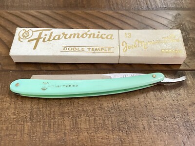 Vintage Filarmonica Doble Temple 13 Razor Made in Spain - RARE