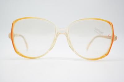 Vintage Glasses Actuell Couture 846 Brown Red Transparent Oval Glasses Frame