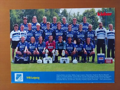 VfB Leipzig, Mannschaftsfoto 1995/96, 2. BL, Kicker,DIN A4,ungeklebt  