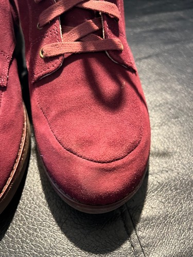 Fitflop Kaya Borgoña Gamuza Botín Cremallera Con Cordones Tacón de Cuña Ligero Reino Unido 4 - Imagen 8 de 15