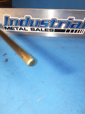 Brass Rod 1/2 C360 Brass Round Rod 3/4 Inch X 12 Inches - Free Cutting Brass ASTM B16 ASTM B16 Brass