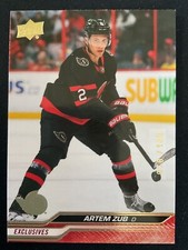Artem Zub 2023-24 Upper Deck Series 2 Exclusives Parallel Card #078/100