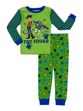 Disney Toy Story 2 PC Long Sleeve Cotton Tight Fit Pajama Set Boy Size 4T 5T