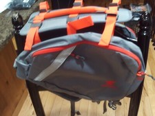 NEW Mountainsmith K9 Pack Small Dog Hiking Backpack Saddlebag Gray Orange NWT