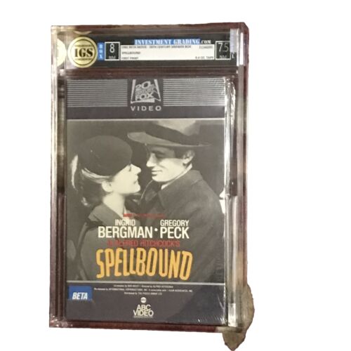 Alfred Hitchcock's Spellbound BETA Video 20th Century Fox 1982 not vhs gatefold