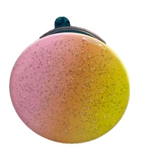 PopSockets Premium PopGrip Swap Top Glitter Aura Sunrise Not Used