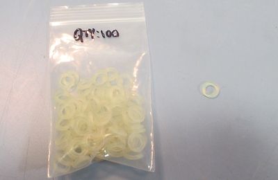 100 Packaging Technologies P72000-109CS Plunger O-Rings 0.3'' ID, 0.5'' OD NWOB