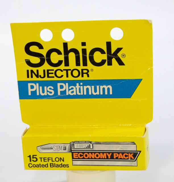 Vintage Schick Platinum Plus Injector Blades 15's Teflon Coated eBay