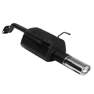muffler for Honda Civic VI Saloon 1.6i 77kW 1996-2001 Single Oval Tip 120x80mm