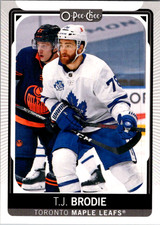 2021-22 O-Pee-Chee T.J. Brodie #350 Toronto Maple Leafs
