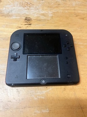 Nintendo 2DS Crimson Red Black Handheld System with Charger, US Model