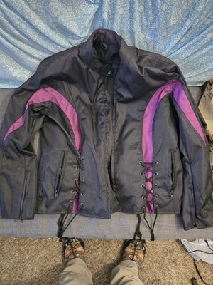 Vance Leathers Women's Textile Motorcycle Riding Jacket Size L