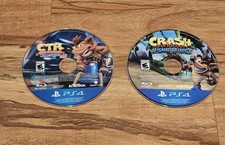 PS4 Crash Team Racing Nitro-Fueled & Crash Bandicoot N. Sane Trilogy Lot