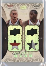 2008-09 UD Premier Logo 1/10 Andrew Bogut Desmond Mason #RR4-MB Quad Patch 9bp