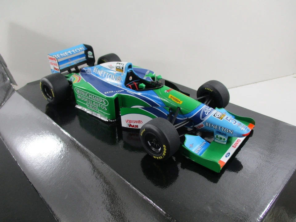 510941825- BENETTON FORD B194 #5 GP 1994 M.Schumacher MINICHAMPS 1/18 - Photo 3/4