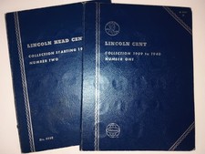 1909/1960 WHEAT CENT COLLECTION WITH ALBUMS 