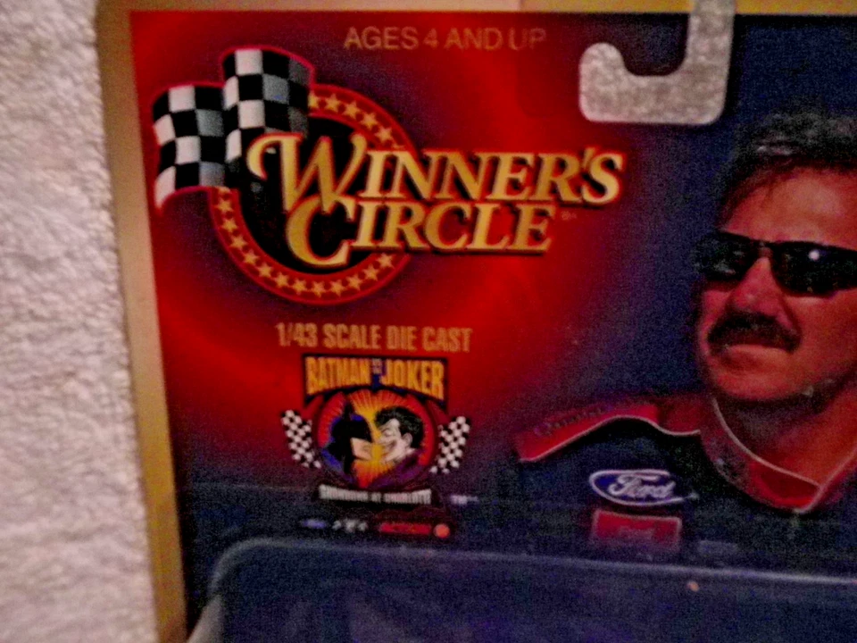 1998 Dale Jarrett #88 Diecast NASCAR Winners Circle Batman Joker 1/43 Sealed - Image 2 of 4