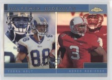 2001 Chrome Combos Refractor Wolfpack Wideouts ( ) Torry Holt Koren Robinson w8t