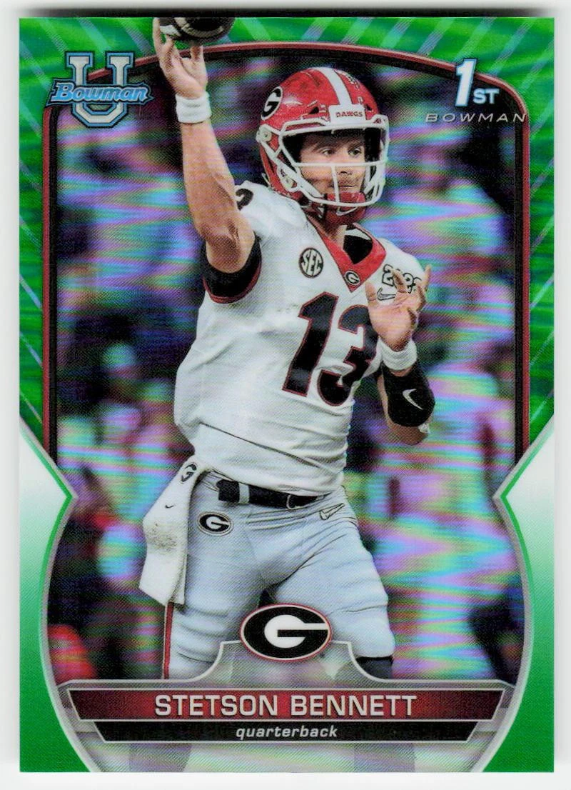 Stetson Bennett trading card