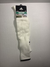 Adidas Small Men's White Logo Soccer Metro Socks 1 Pair NWT