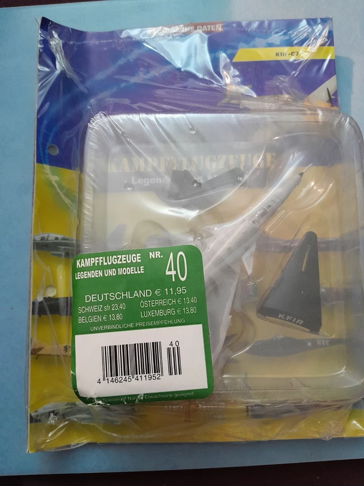 Del Prado Kampfflugzeuge Nr. 40 Legenden Modelle KFIR - C7 Israel in OVP