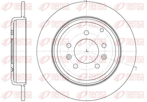 2x BRAKE DISC 6330.00 FOR PEUGEOT PHZ /P8C 2.1L P9A 2.1L THY 2.4L R5A 2.0L 4cyl - Image 2 of 4
