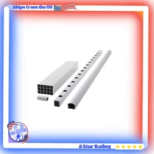 ArmorGuard Deluxe 70in. White Composite Rail Kit, Composite Core and Durable PVC