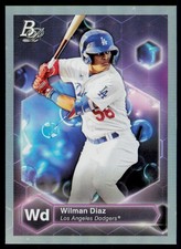 2022 Bowman Platinum Wilman Diaz PE-1 Precious Elements Los Angeles Dodgers