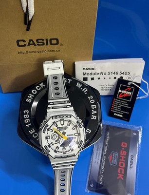 Casio G-Shock GA-2100MNG-7A Manga Theme White Analog Digital Watch