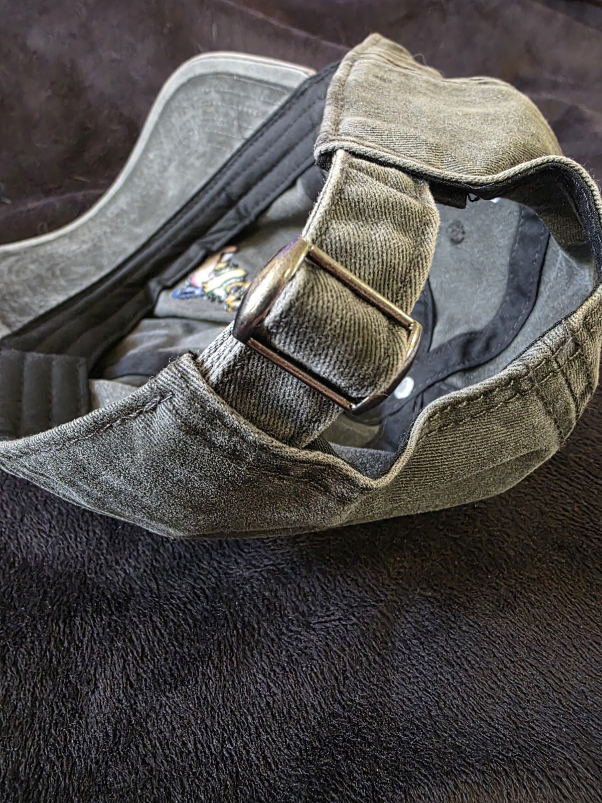 Grateful Dead Blue/Gray Adjustable Strap Hat Cap … - image 8