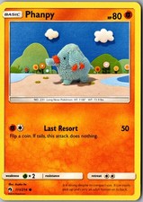 Phanpy 111/214 Common Lost Thunder Lightly Played Pokemon Card TCG Single on eBay
