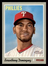 2019 Topps Heritage #302 Seranthony Dominguez Philadelphia Phillies