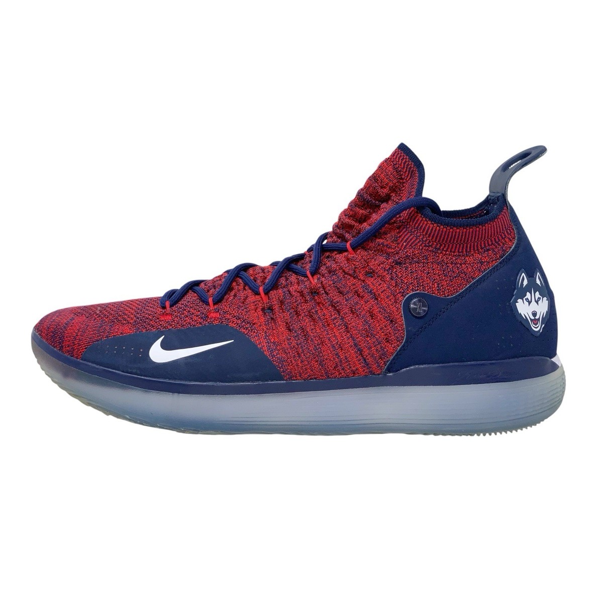 Nike KD 11 'UConn Huskies PE' Blue Red Sneakers, Size 15 VNDS SAMPLE