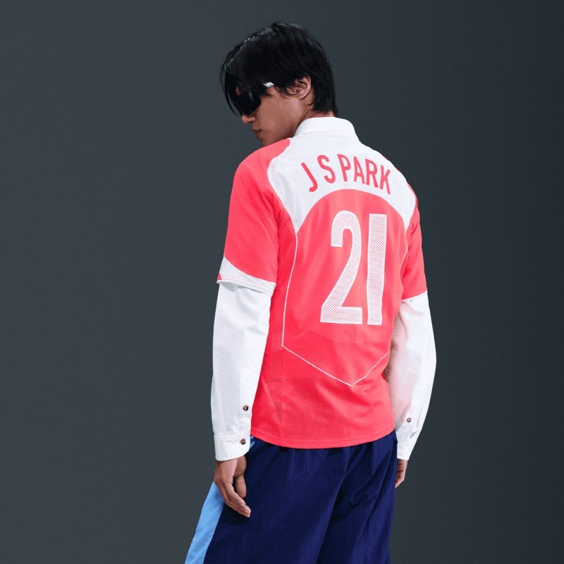 Nike サッカーシャツ Korea カラフル Nike 2004 South Korea Reissue Total 90 Home Jersey #21 Park Ji