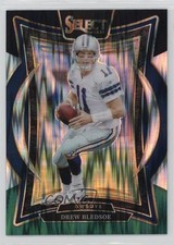 2024 Panini Select Concourse Black & Green Shock Prizm Drew Bledsoe #53 2l4