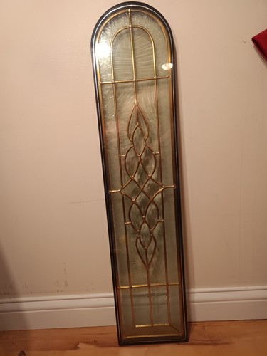Leaded Beveled Glass Door Insert - Picture 2 of 6