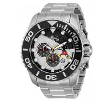 Invicta Disney Limited Edition Men's 50mm Mickey Silver Chronograph Watch 32443
