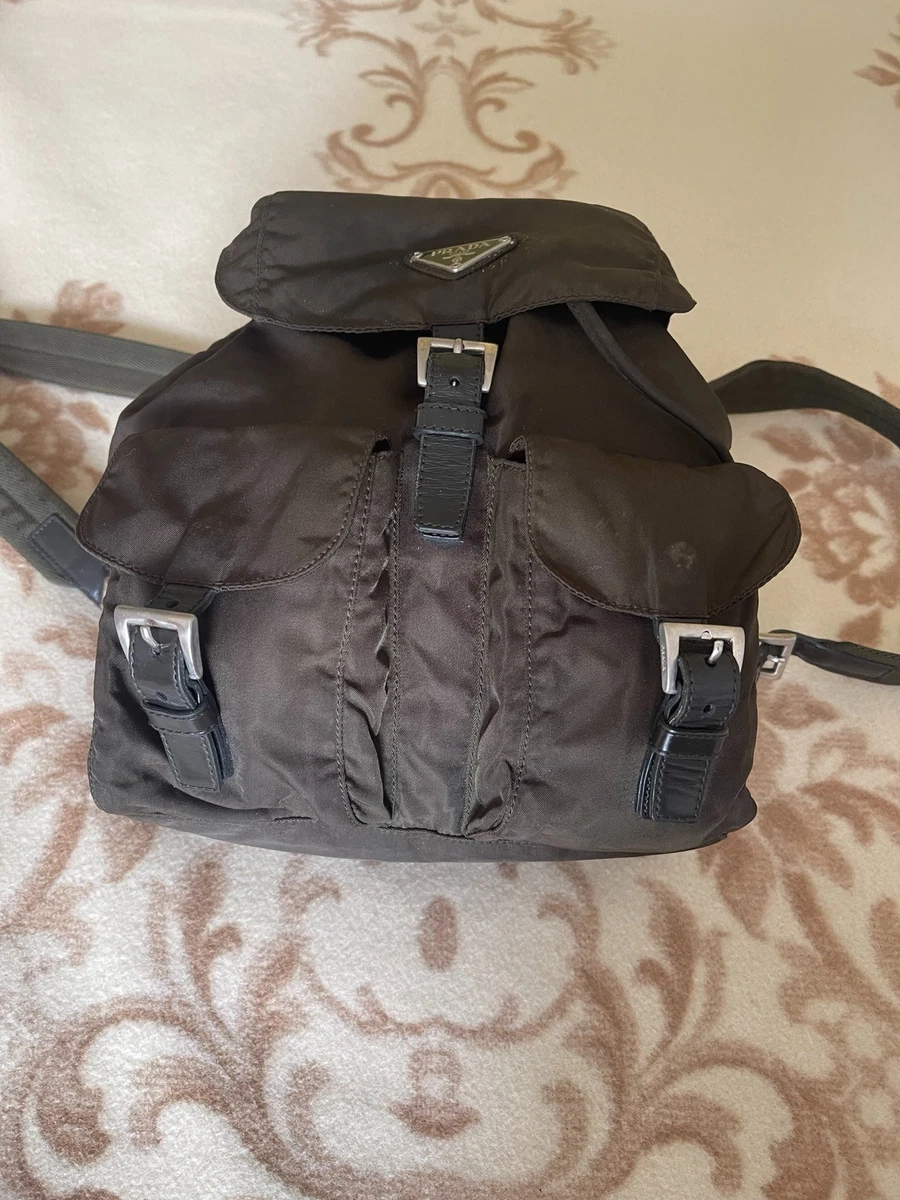 PRADA Vela Nylon Exterior Backpack Bags & Handbags for Women for
