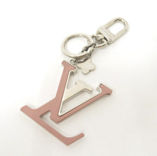 Authentic Louis Vuitton Bag Charm Keyholder Key Ring Keychain I 49346
