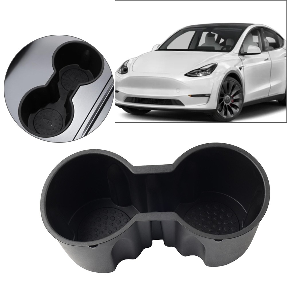 Center Console Cup Holder Interior Insert For Tesla Model 3 21-23 Model Y 21-24